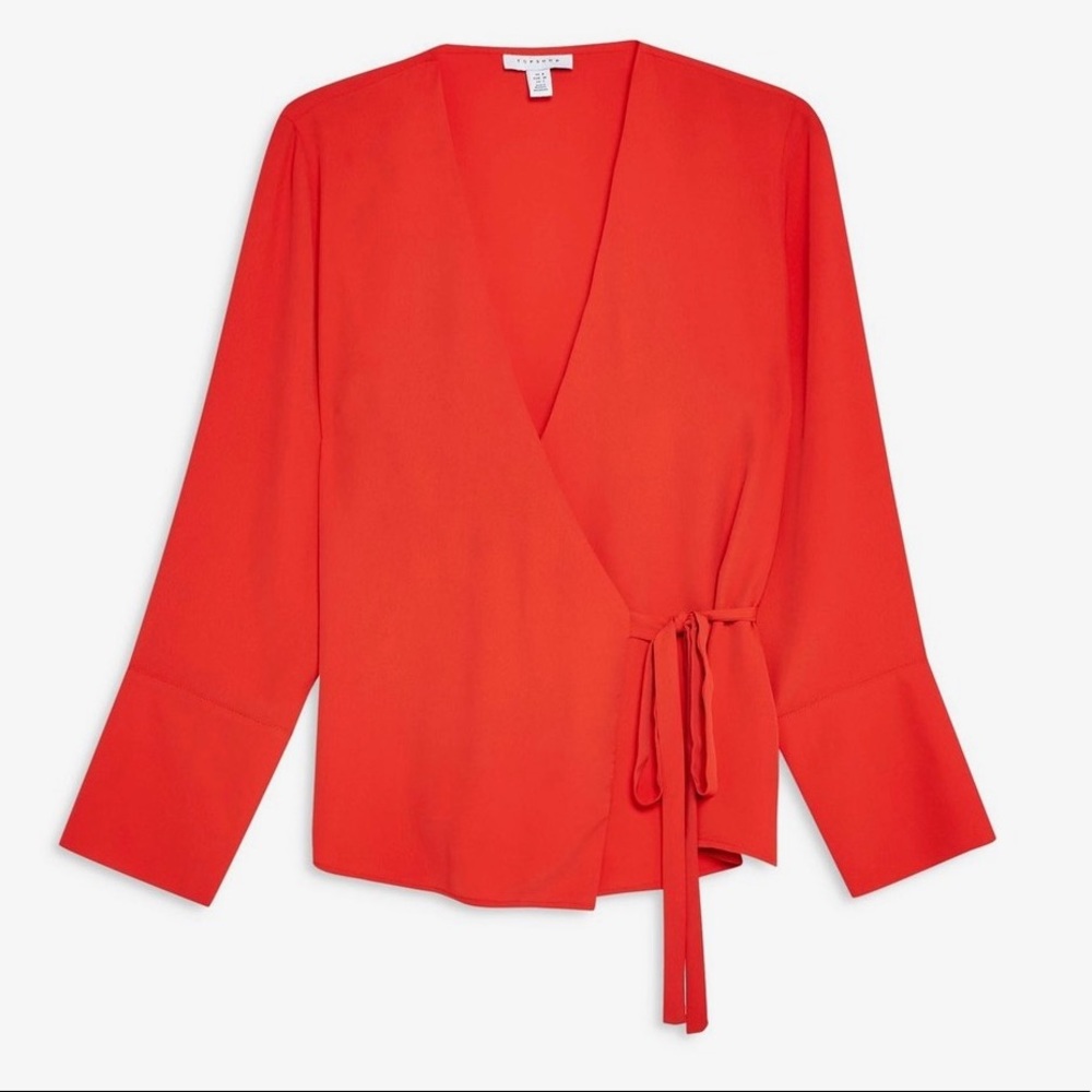 Topshop Wrap Top